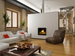 Smart Home Heating in Modern Room