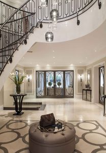 luxury family home hall